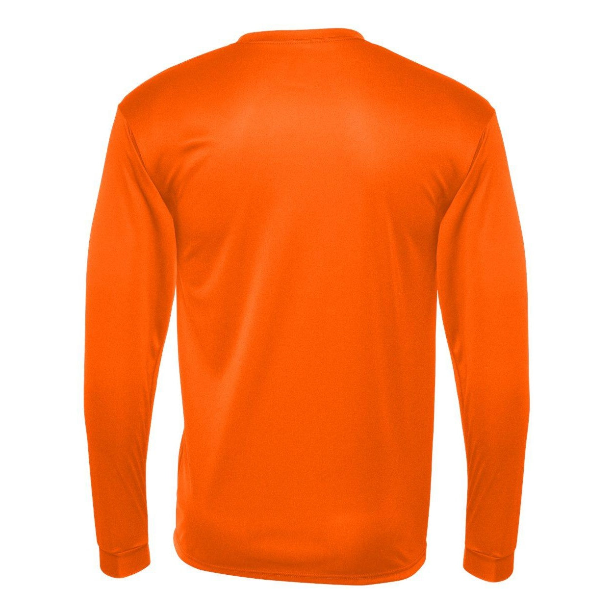 Safety Orange - Back - C2 Sport Performance Long Sleeve T-Shirt