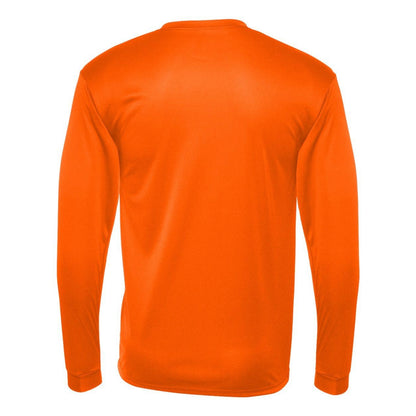 Safety Orange - Back - C2 Sport Performance Long Sleeve T-Shirt