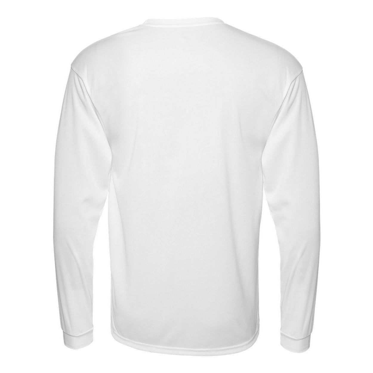 White - Back - C2 Sport Performance Long Sleeve T-Shirt