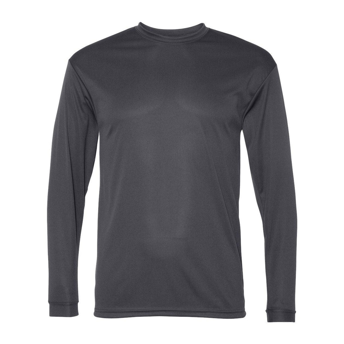 Graphite - Front - C2 Sport Performance Long Sleeve T-Shirt