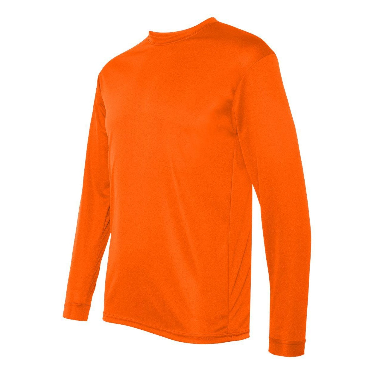 Safety Orange - Side - C2 Sport Performance Long Sleeve T-Shirt