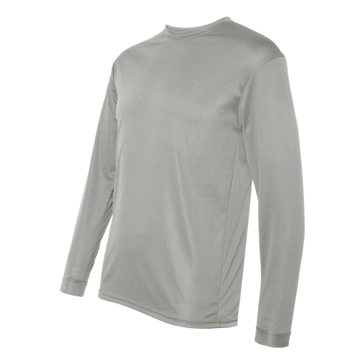 Silver - Side - C2 Sport Performance Long Sleeve T-Shirt