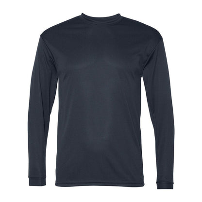 Navy - Front - C2 Sport Performance Long Sleeve T-Shirt