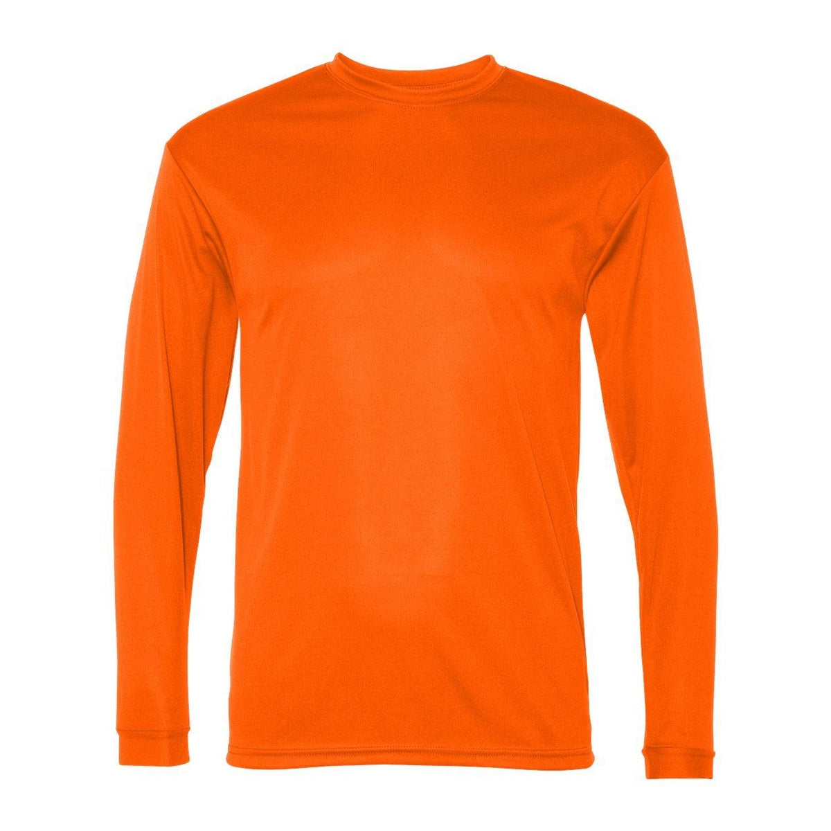 Safety Orange - Front - C2 Sport Performance Long Sleeve T-Shirt