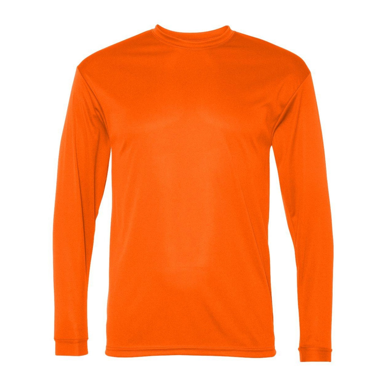 Safety Orange - Front - C2 Sport Performance Long Sleeve T-Shirt