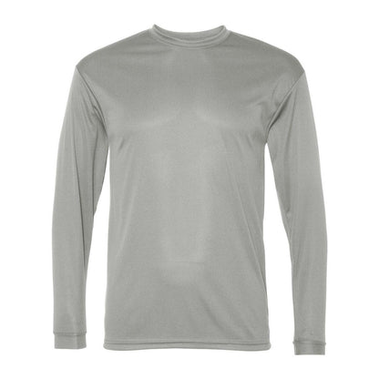 Silver - Front - C2 Sport Performance Long Sleeve T-Shirt