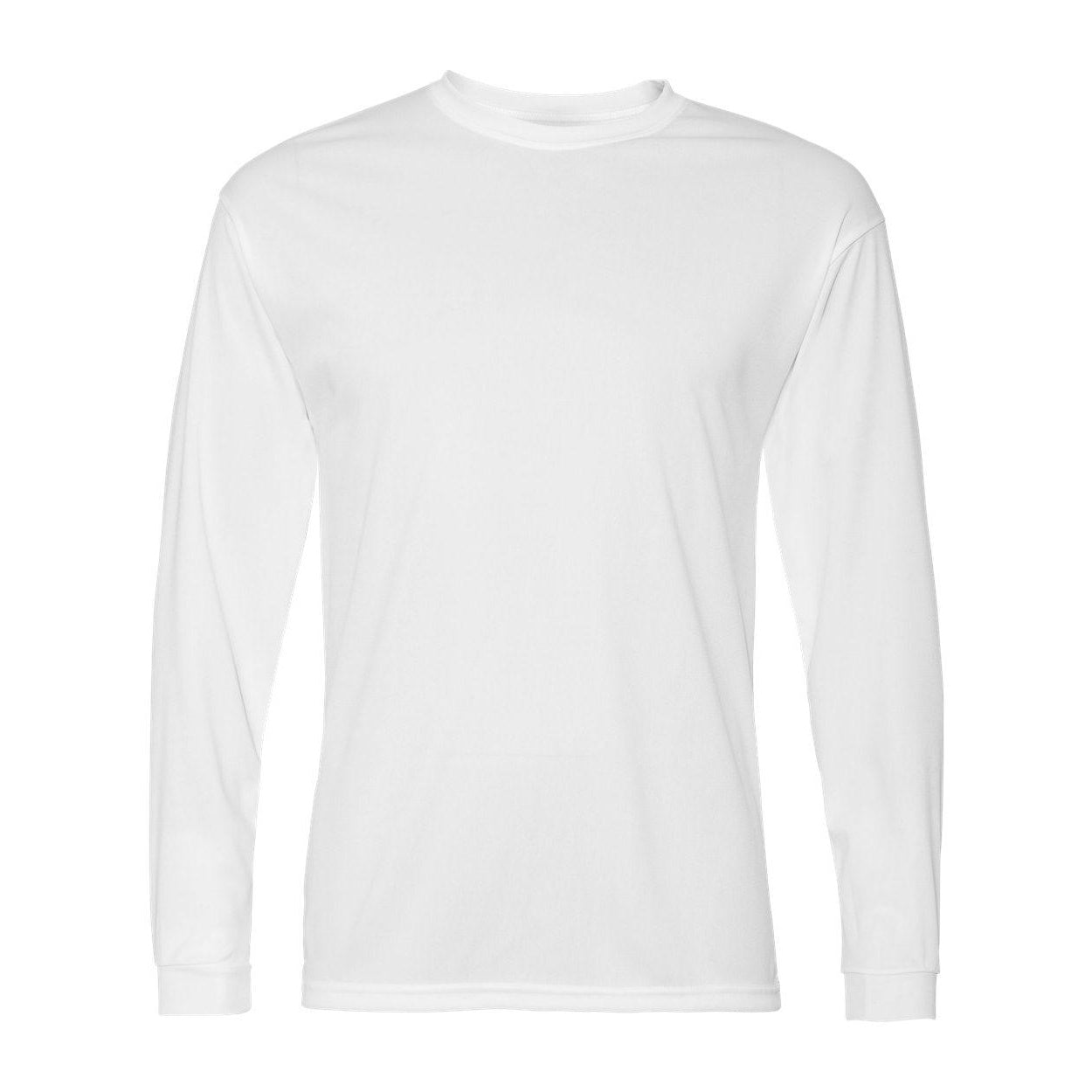 White - Front - C2 Sport Performance Long Sleeve T-Shirt