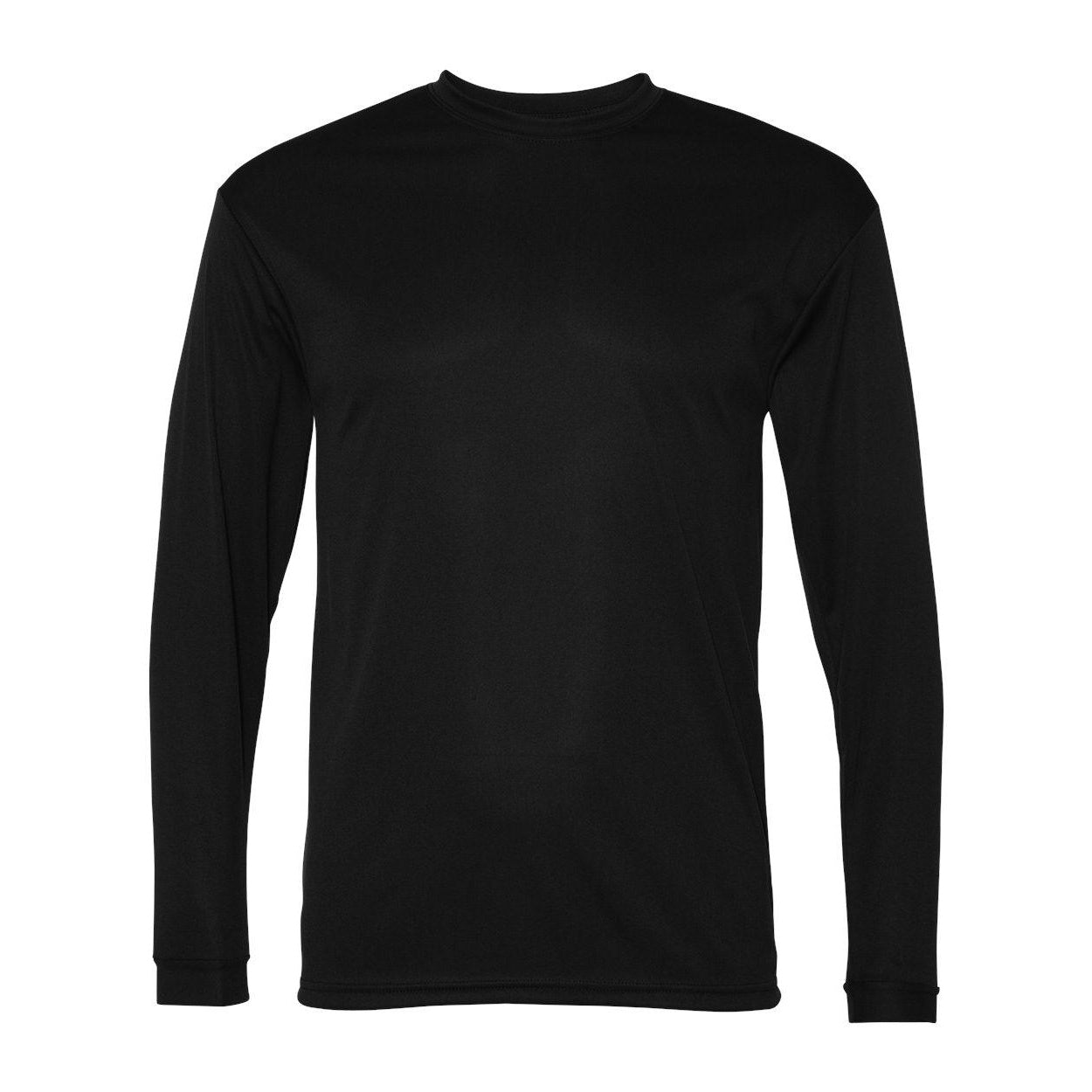 Black - Front - C2 Sport Performance Long Sleeve T-Shirt