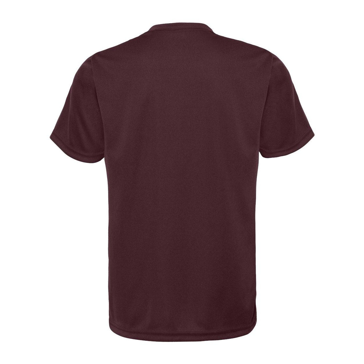 Maroon - Back - C2 Sport Youth Performance T-Shirt