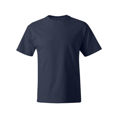 Deep Red - Side - Hanes Beefy-T Tall T-Shirt