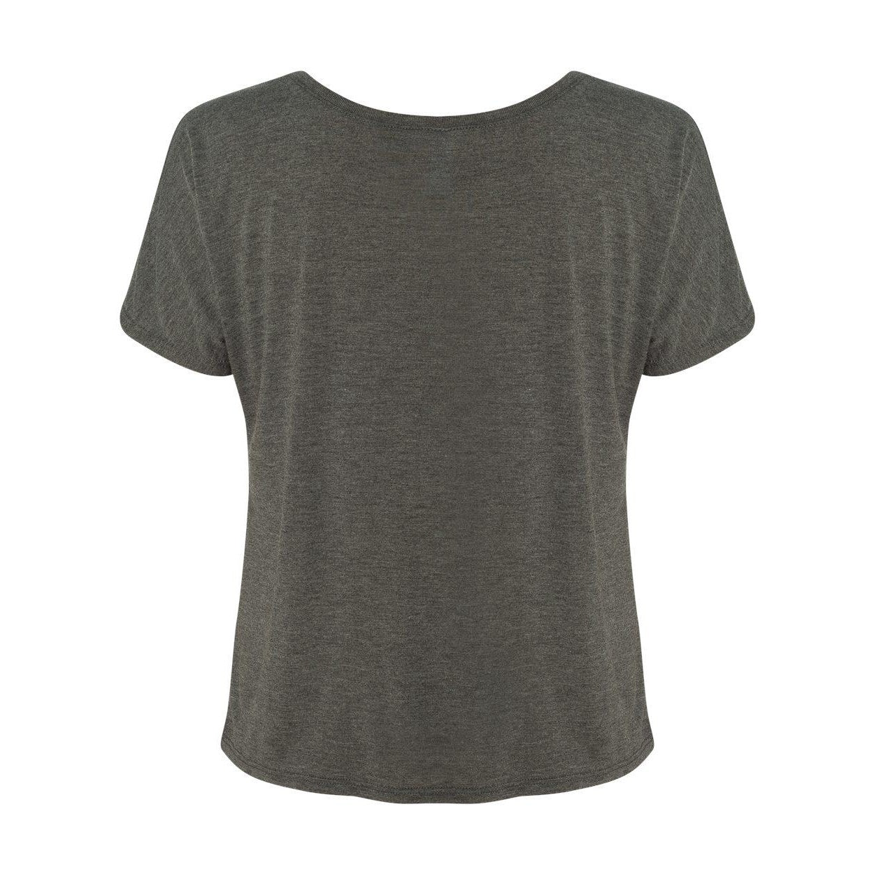 Dark Grey Heather - Back - BELLA + CANVAS Womens Slouchy Tee