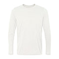 White - Front - Gildan Performance Long Sleeve T-Shirt