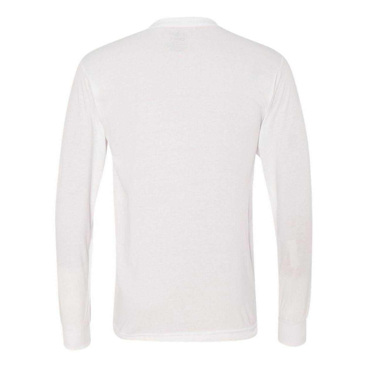 White - Back - JERZEES Dri-Power Performance Long Sleeve T-Shirt