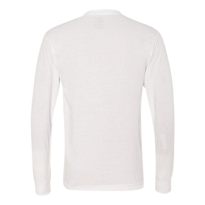White - Back - JERZEES Dri-Power Performance Long Sleeve T-Shirt