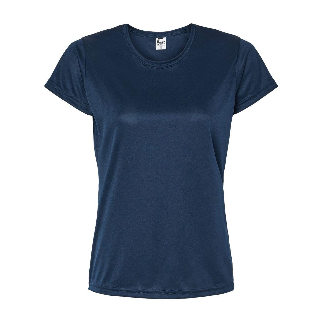 Navy - Front - C2 Sport Womens Performance T-Shirt