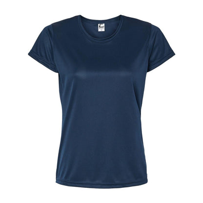 Navy - Front - C2 Sport Womens Performance T-Shirt