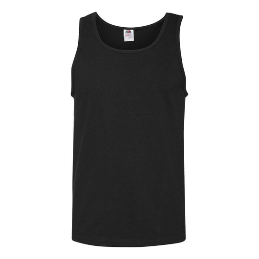 Black - Front - Fruit of the Loom HD Cotton Tank Top