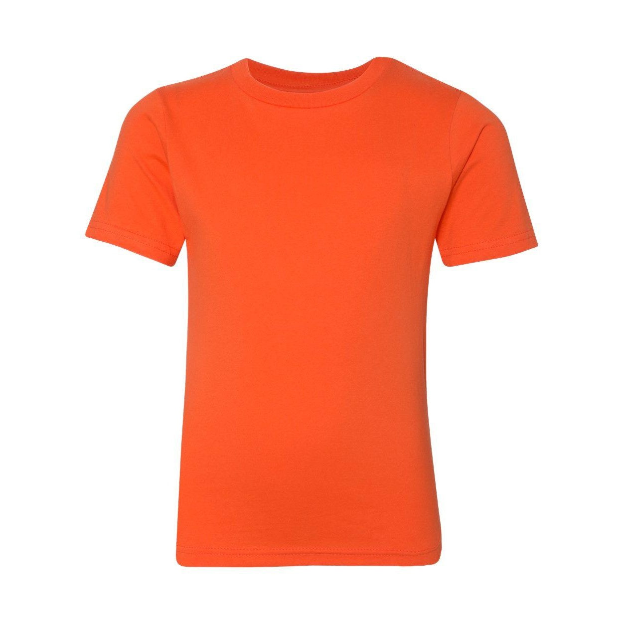 Classic Orange - Front - Next Level Youth Cotton T-Shirt