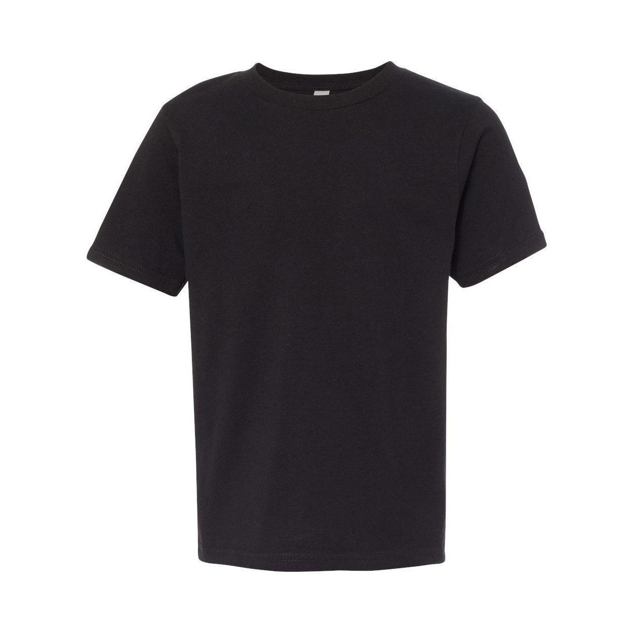 Black - Front - Next Level Youth Cotton T-Shirt