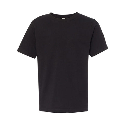 Black - Front - Next Level Youth Cotton T-Shirt