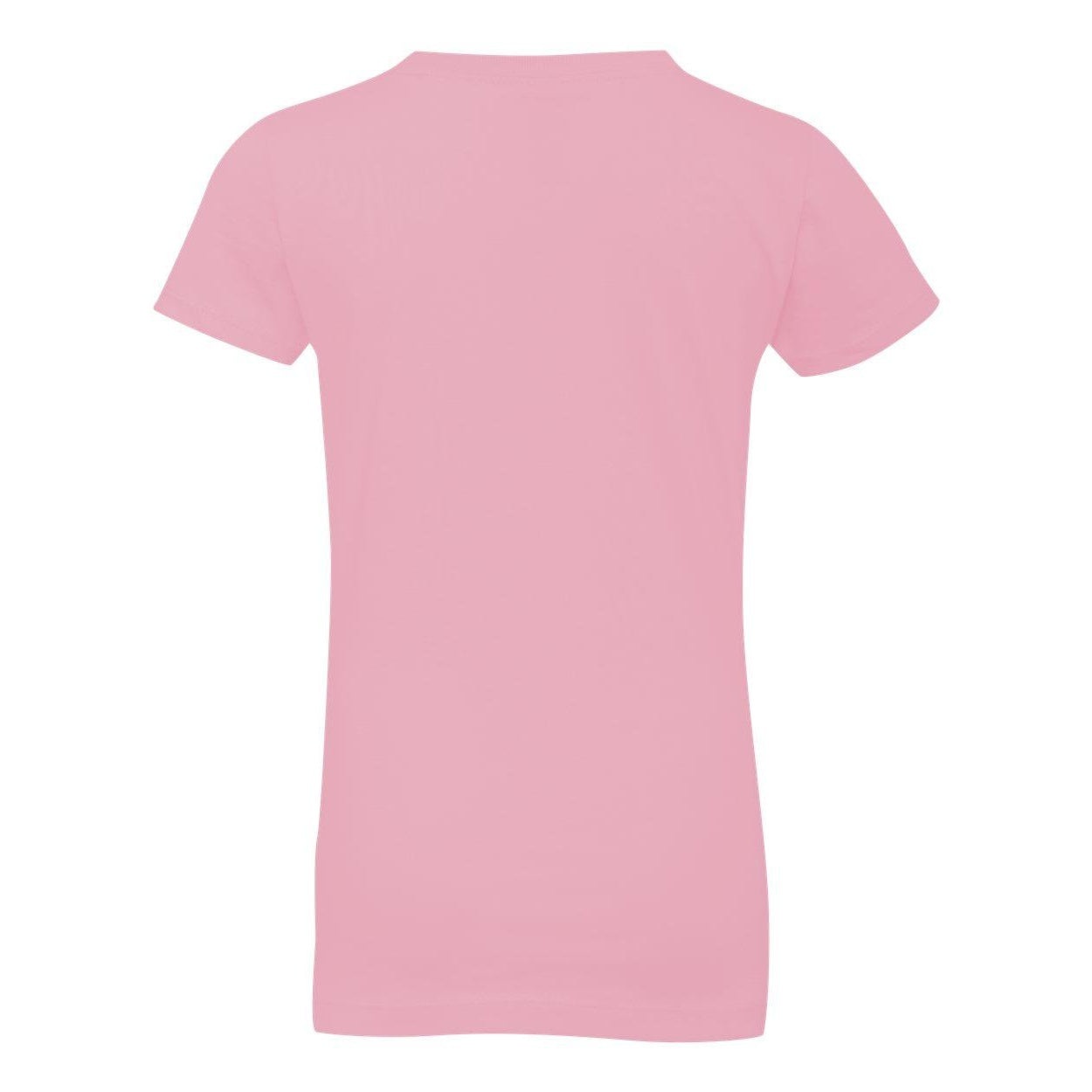 Light Pink - Back - Next Level Girls Cotton Princess T-Shirt