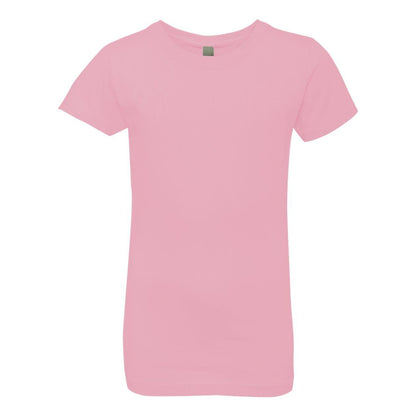 Light Pink - Front - Next Level Girls Cotton Princess T-Shirt