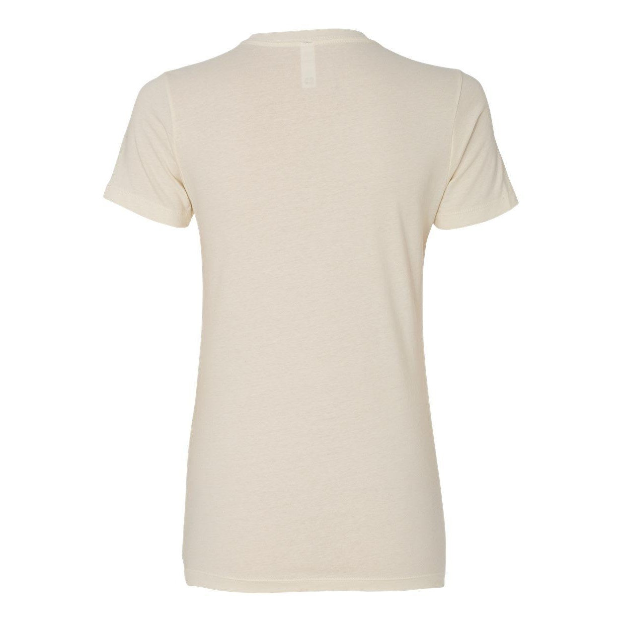 Natural - Back - Next Level Womens Cotton T-Shirt