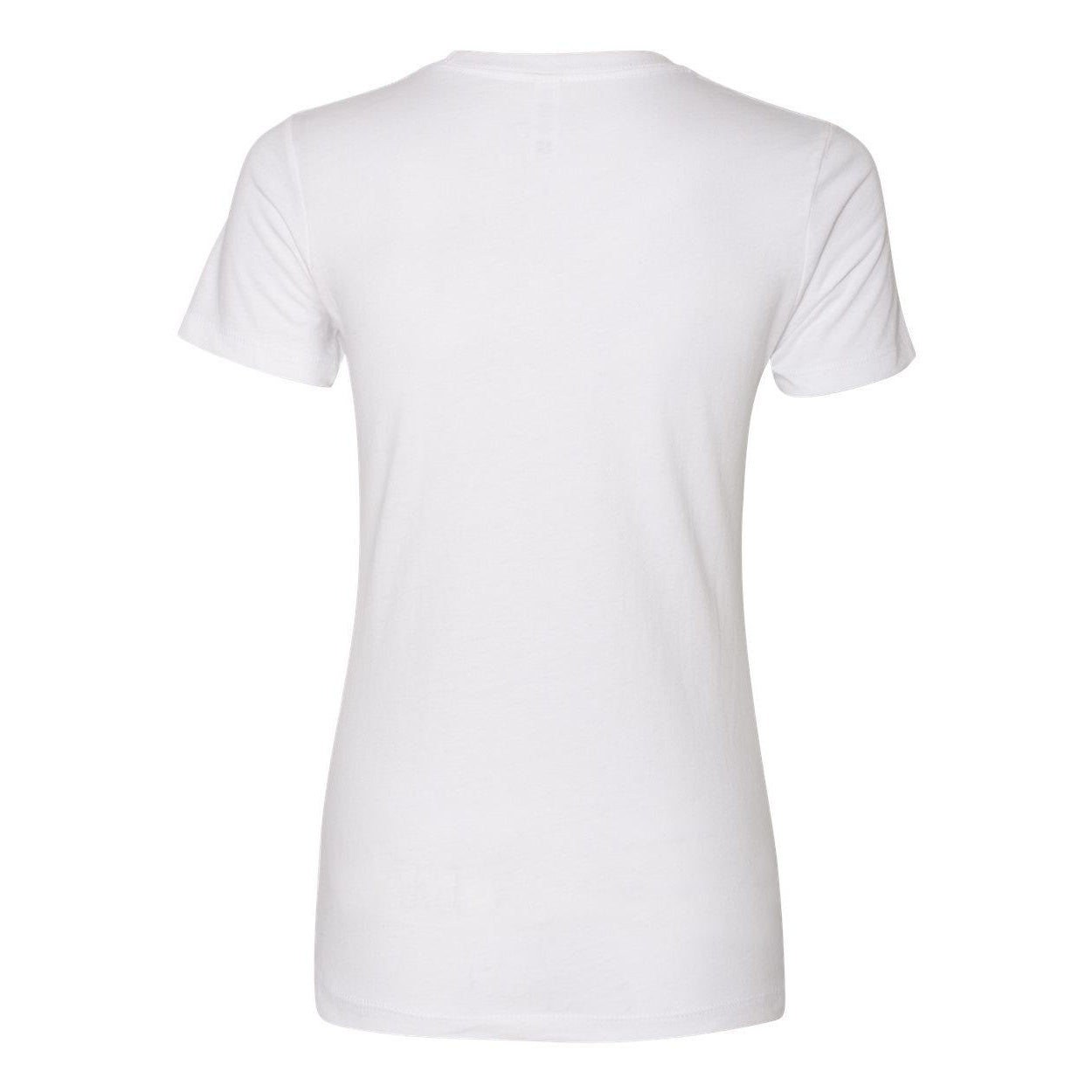 White - Back - Next Level Womens Cotton T-Shirt