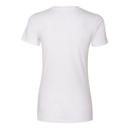 White - Back - Next Level Womens Cotton T-Shirt