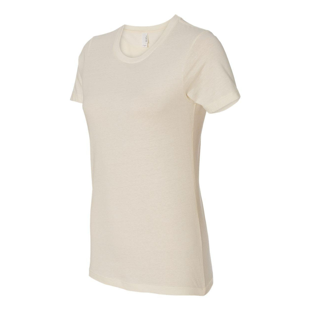 Natural - Side - Next Level Womens Cotton T-Shirt
