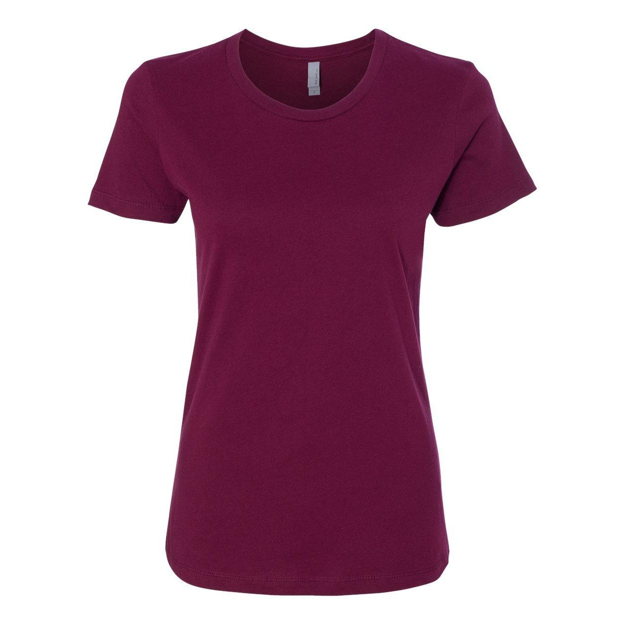 Maroon - Front - Next Level Womens Cotton T-Shirt