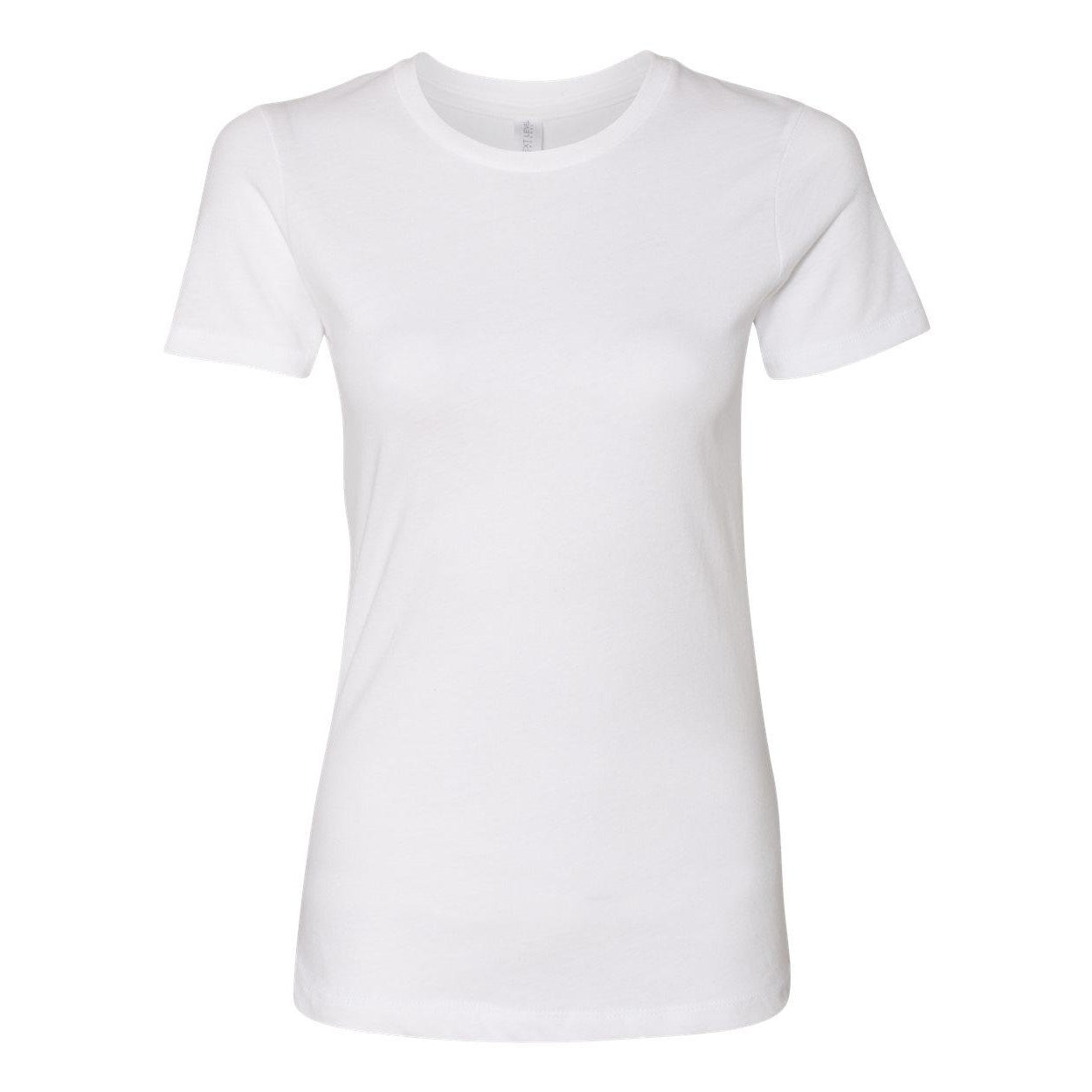 White - Front - Next Level Womens Cotton T-Shirt