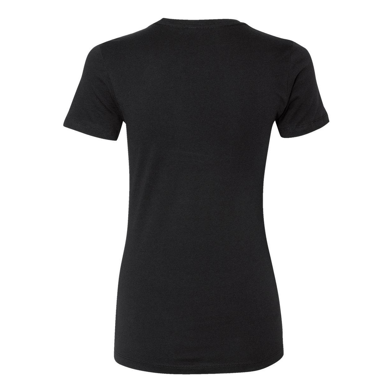 Black - Back - Next Level Womens Cotton T-Shirt