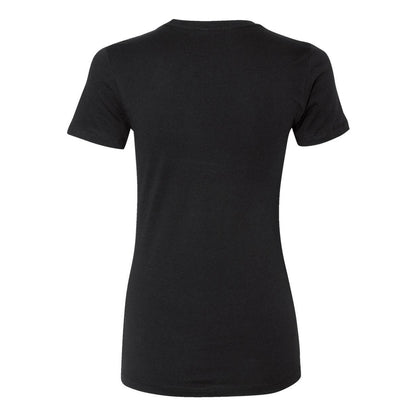 Black - Back - Next Level Womens Cotton T-Shirt