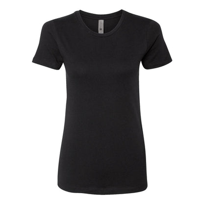 Black - Front - Next Level Womens Cotton T-Shirt