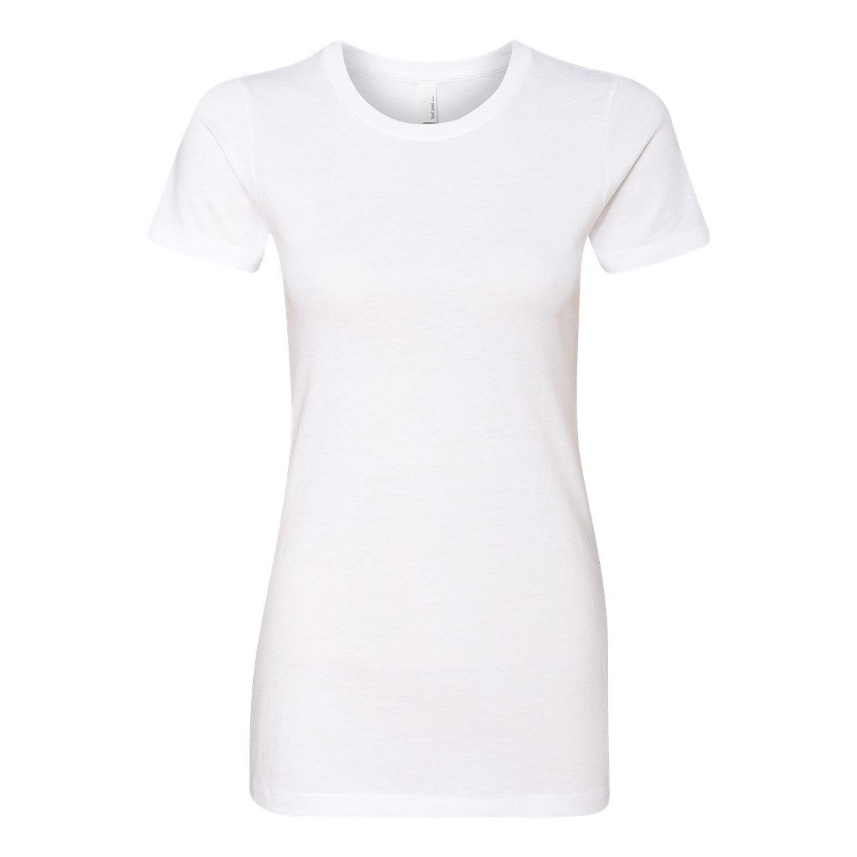 White - Front - Next Level Womens CVC T-Shirt