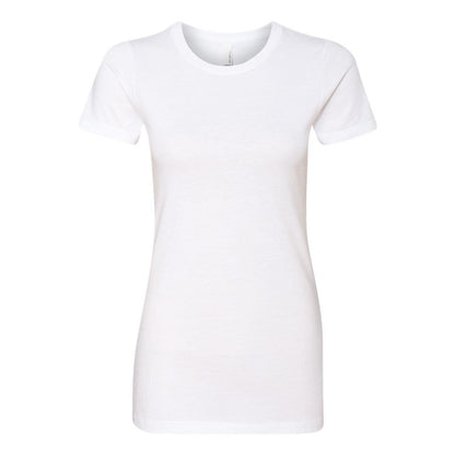 White - Front - Next Level Womens CVC T-Shirt