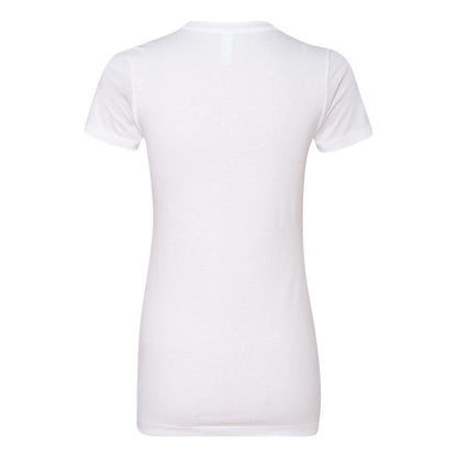 White - Back - Next Level Womens CVC T-Shirt