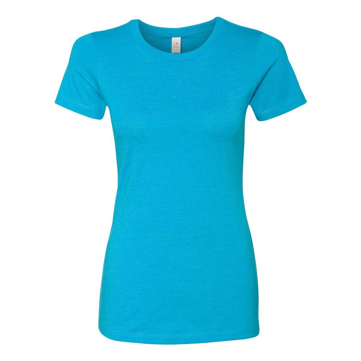 Turquoise - Front - Next Level Womens CVC T-Shirt