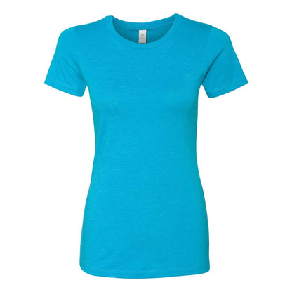 Turquoise - Front - Next Level Womens CVC T-Shirt