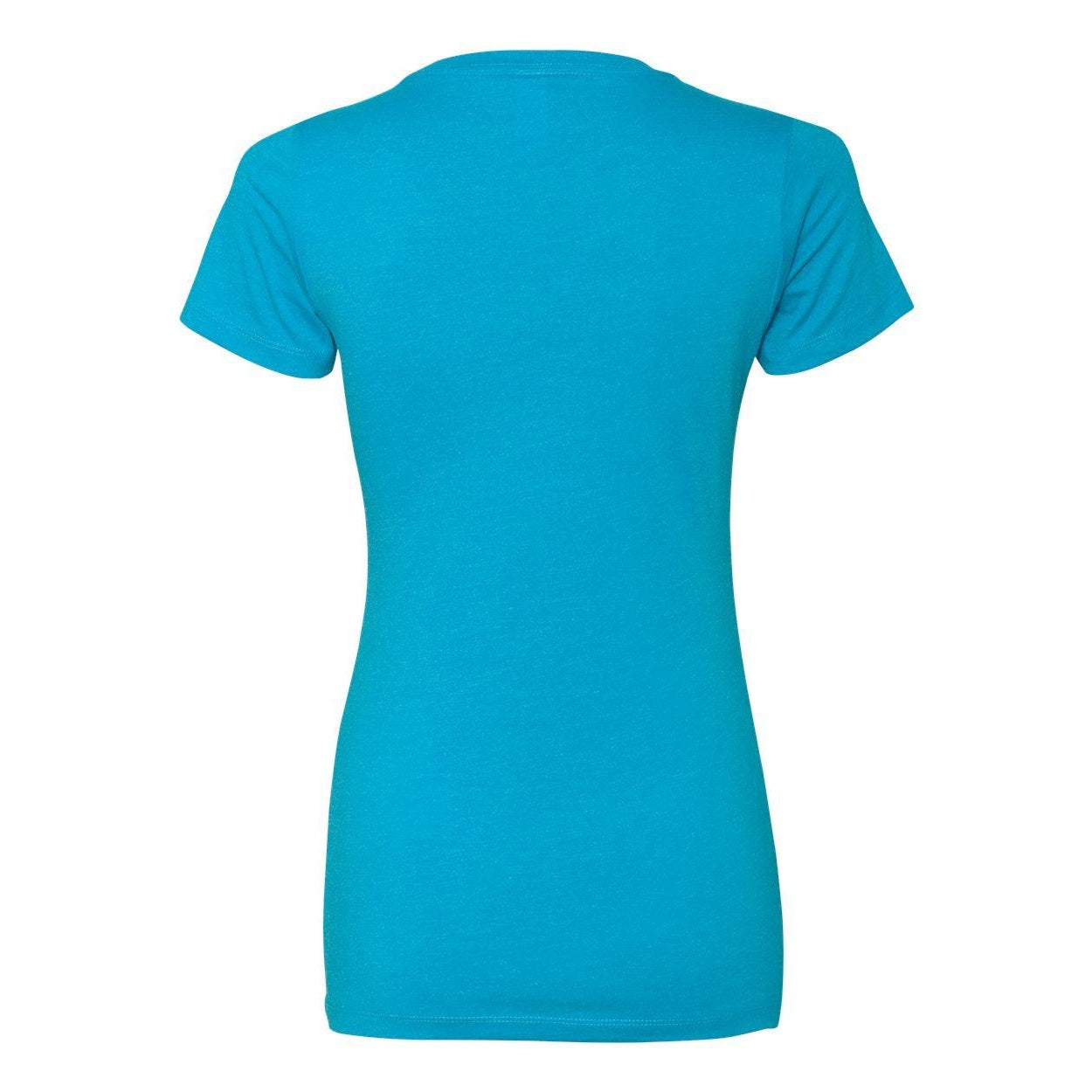 Turquoise - Back - Next Level Womens CVC T-Shirt