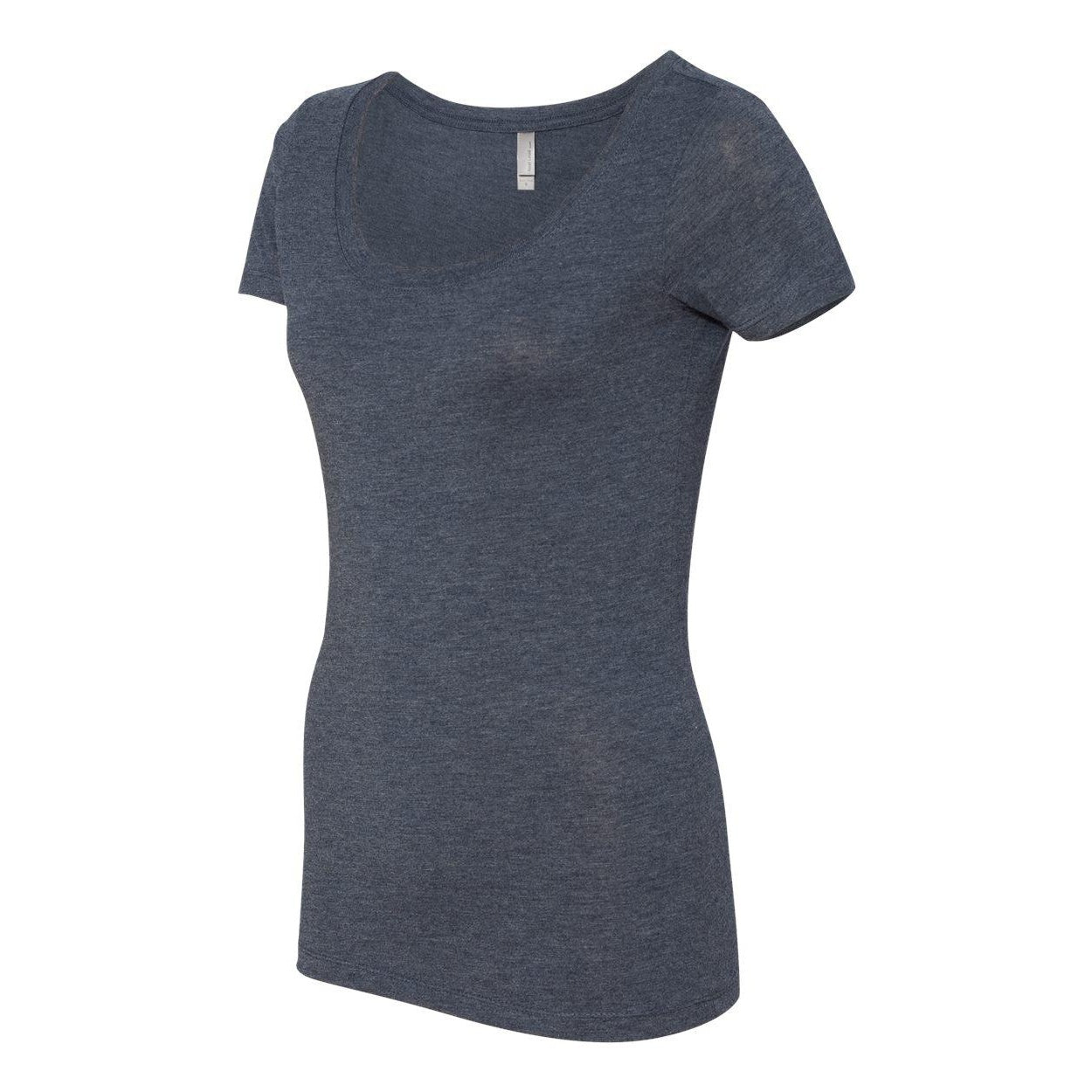 Vintage Navy - Side - Next Level Womens Triblend Scoop Neck T-Shirt