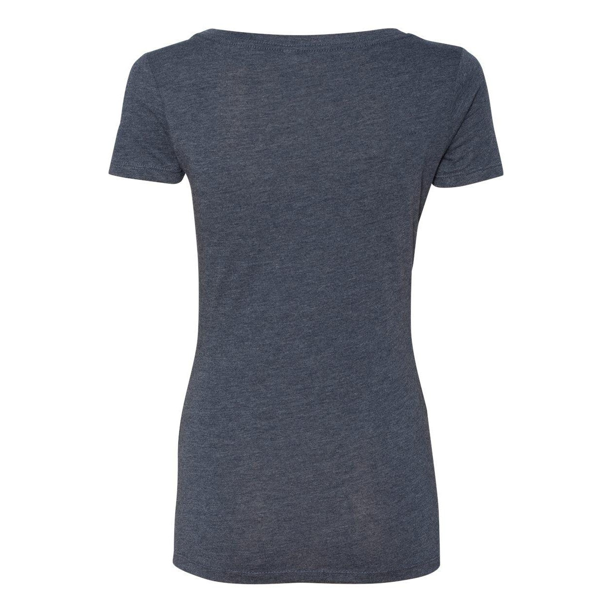 Vintage Navy - Back - Next Level Womens Triblend Scoop Neck T-Shirt