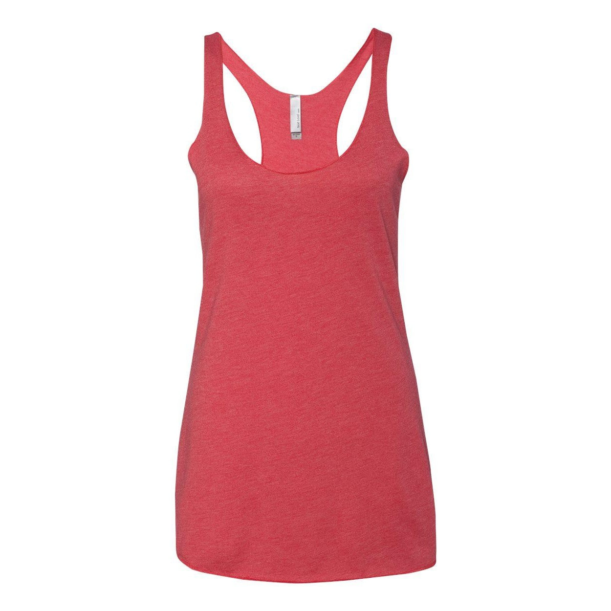 Vintage Red - Front - Next Level Womens Triblend Racerback Tank