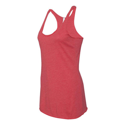 Vintage Red - Side - Next Level Womens Triblend Racerback Tank