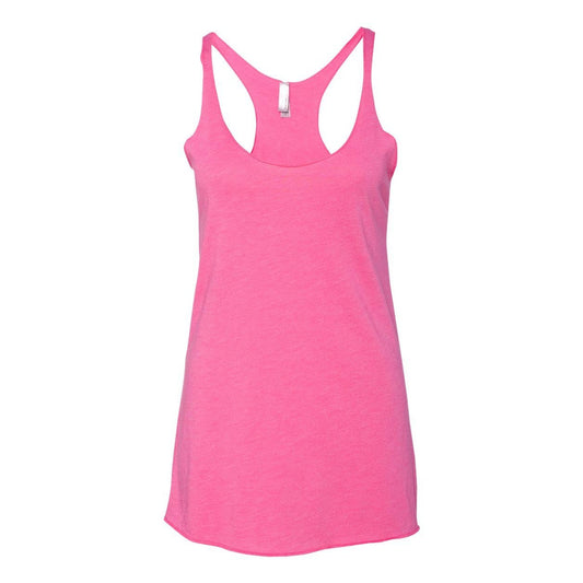 Vintage Pink - Front - Next Level Womens Triblend Racerback Tank