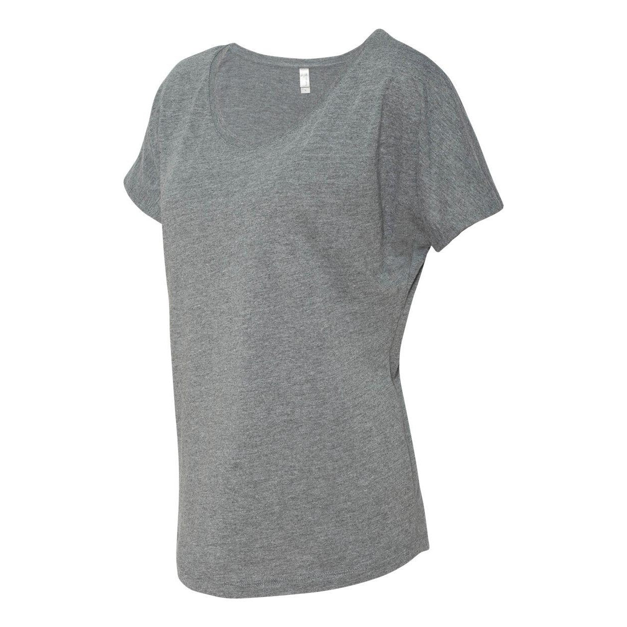 Premium Heather - Side - Next Level Womens Triblend Dolman T-Shirt