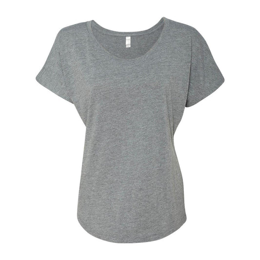 Premium Heather - Front - Next Level Womens Triblend Dolman T-Shirt