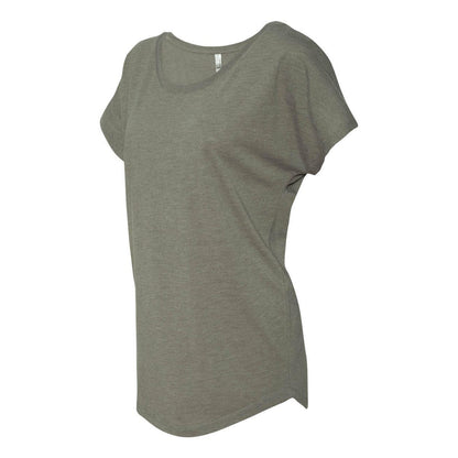 Venetian Grey - Side - Next Level Womens Triblend Dolman T-Shirt