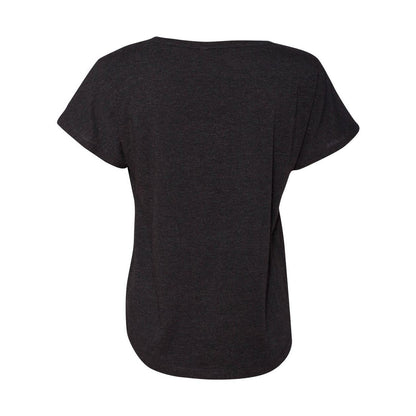Vintage Black - Back - Next Level Womens Triblend Dolman T-Shirt